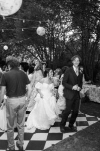 bride and groom on the dance floor!