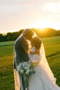 bride and groom portraits