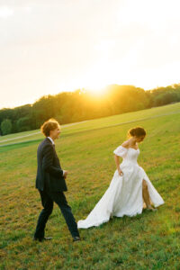 bride and groom portraits