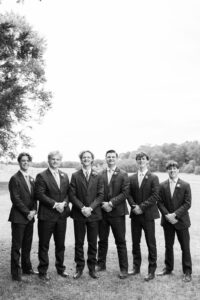 the groom and his groomsmen