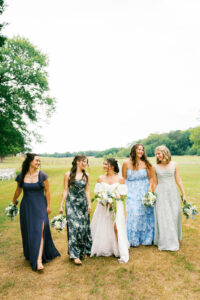 the bride with her girls!