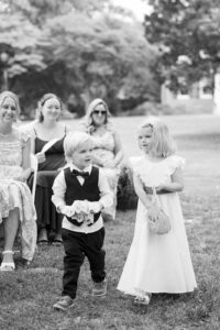 ring bearer and flower girl