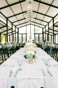 A view of the reception from one of the head tables