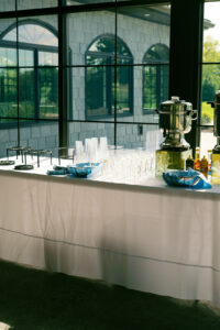 Drink and coffee station for the reception!