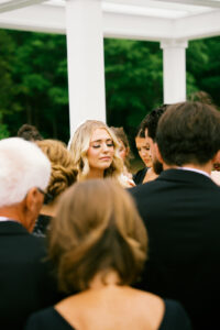 Prayer during the ceremony