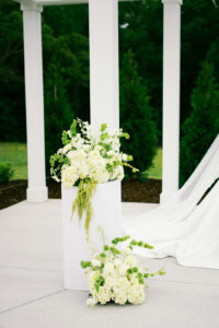 Detail photo for the ceremony set up
