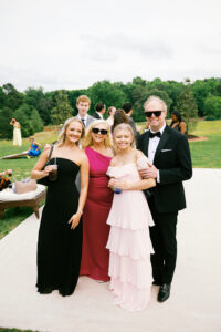 Family during cocktail hour